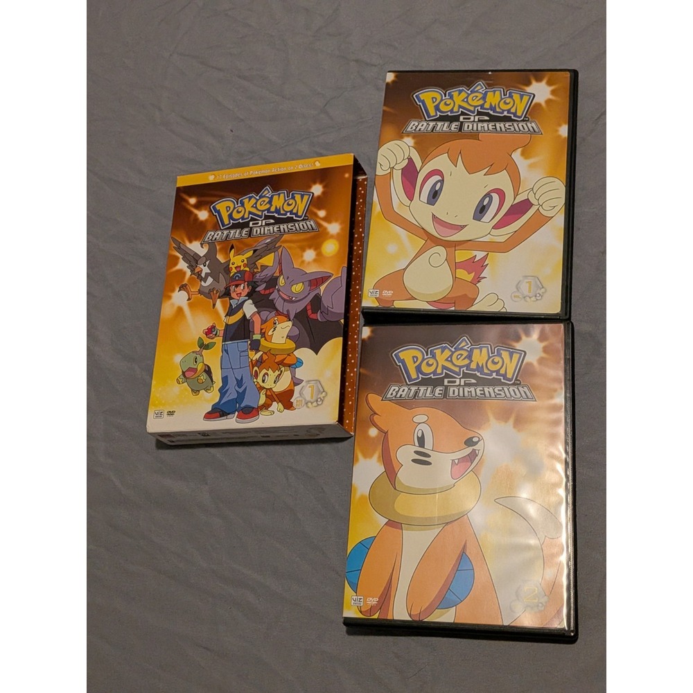Pokemon Diamond and Pearl Battle Dimension Box Set 1 DVD Anime Nintendo